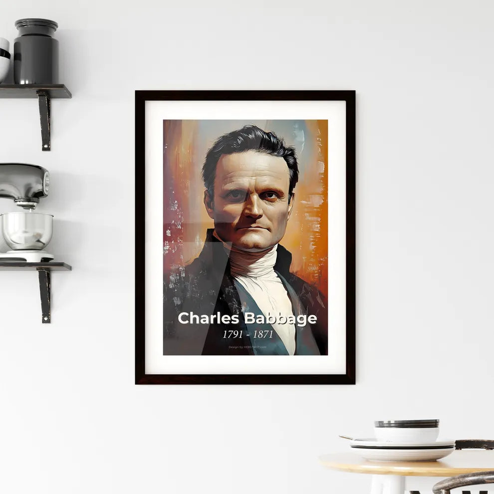 Portrait of Charles Babbage Hangings