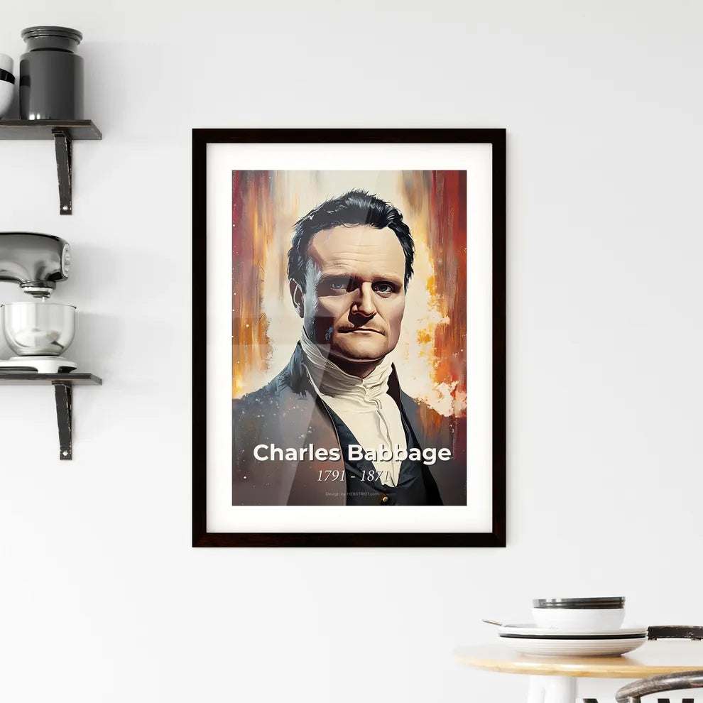 Portrait of Charles Babbage Hangings