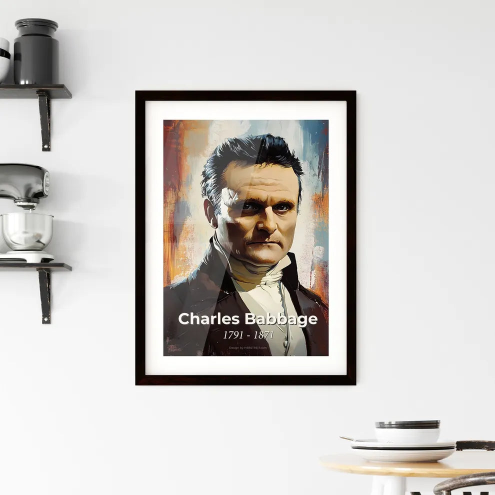 Portrait of Charles Babbage Hangings