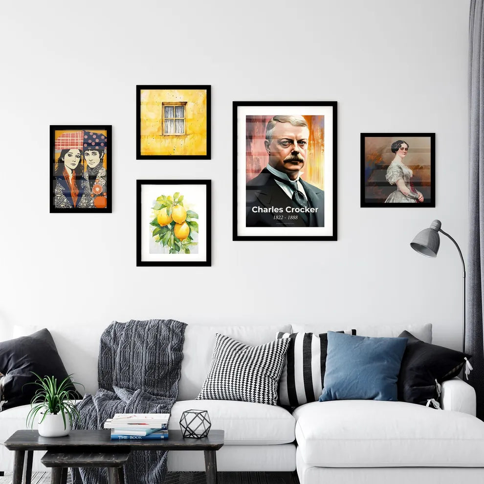 Portrait of Charles Crocker Wall Art