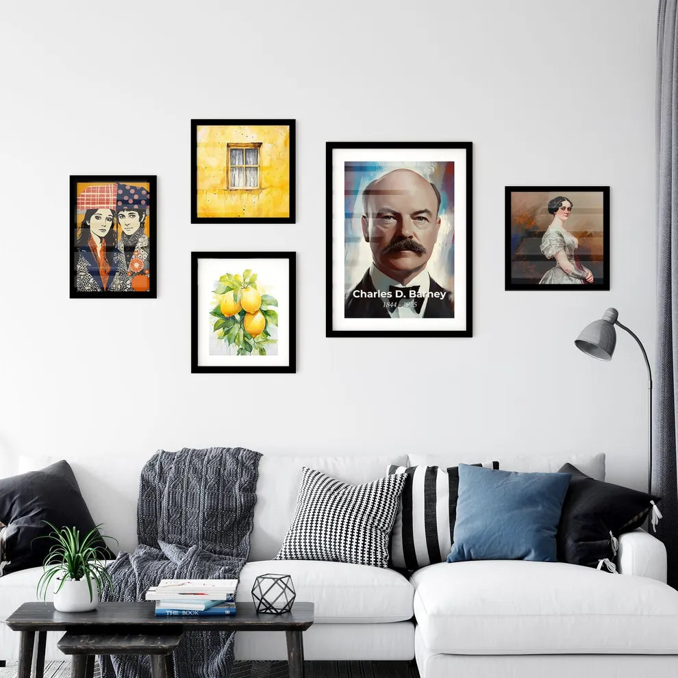 Portrait of Charles D. Barney Wall Art