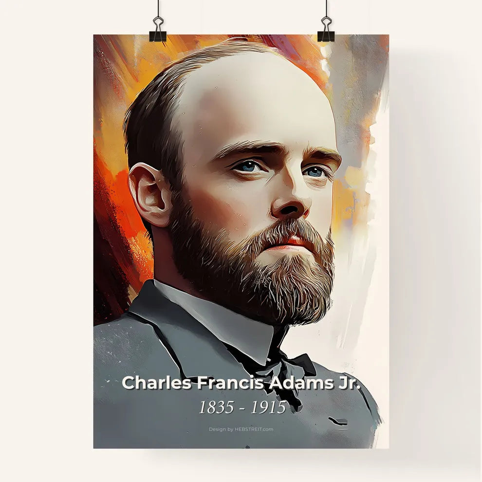 Portrait of Charles Francis Adams Jr. Poster