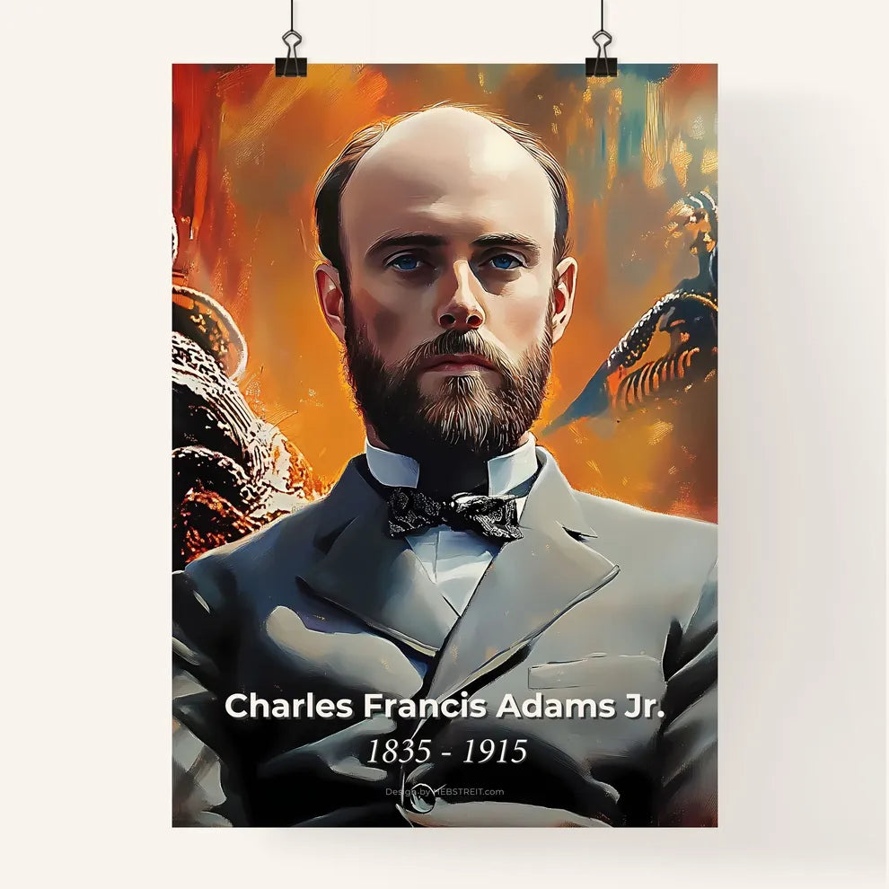 Portrait of Charles Francis Adams Jr. Poster