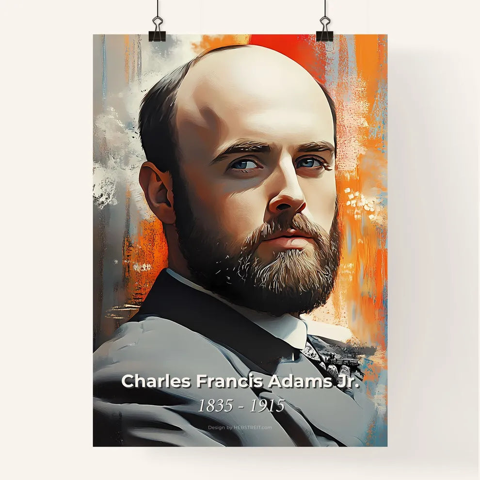Portrait of Charles Francis Adams Jr. Poster