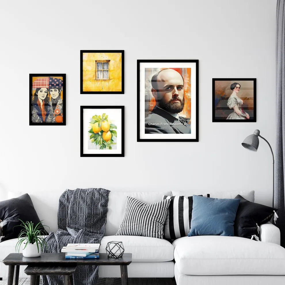 Portrait of Charles Francis Adams Jr. Wall Art