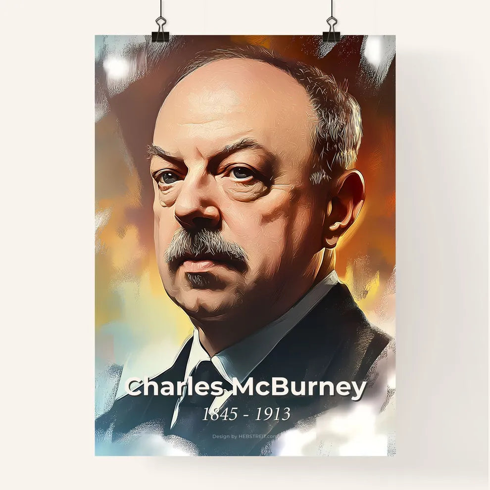 Portrait of Charles McBurney Poster