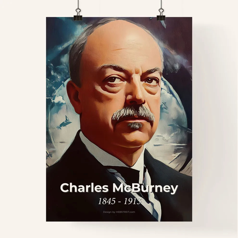 Portrait of Charles McBurney Poster