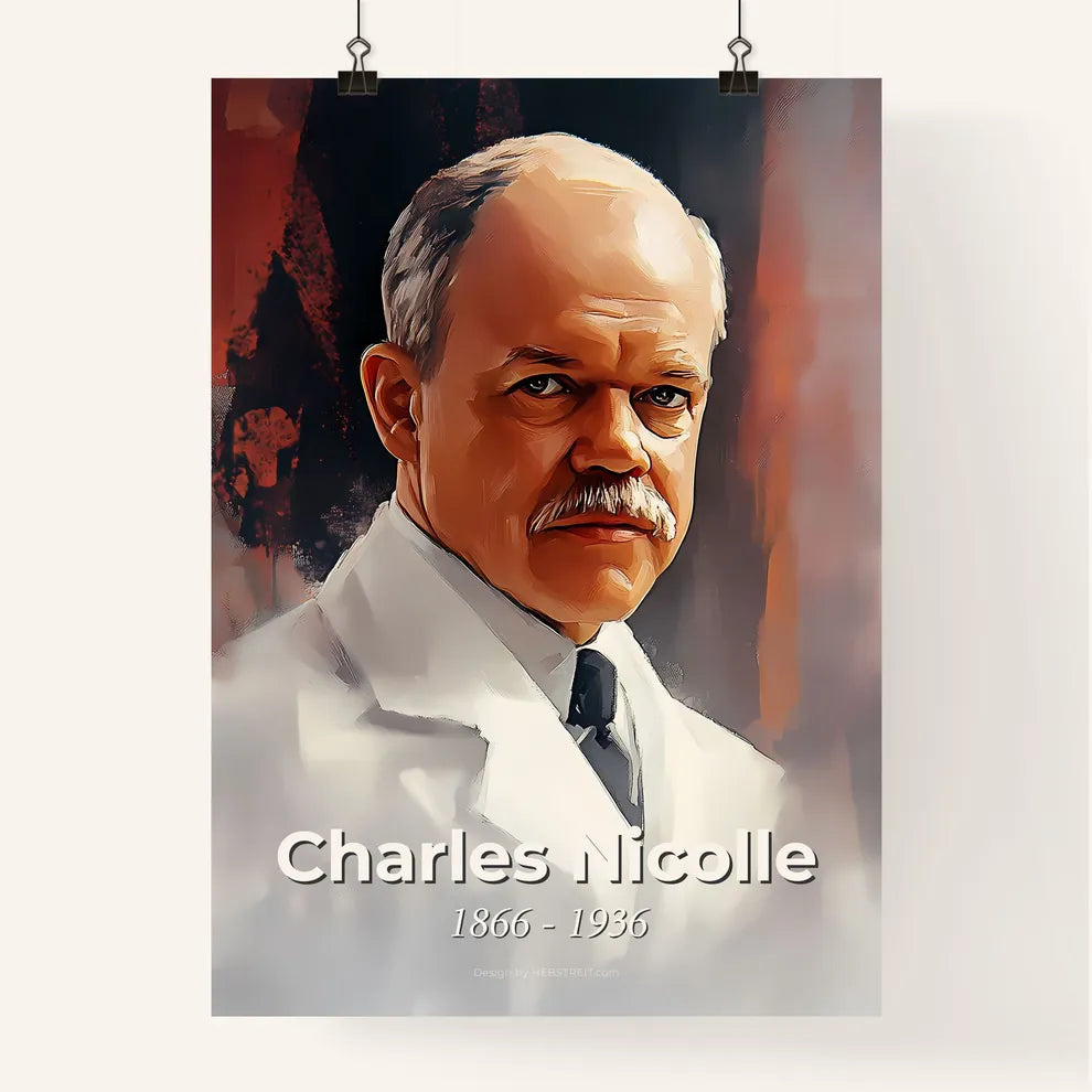 Portrait of Charles Nicolle Poster