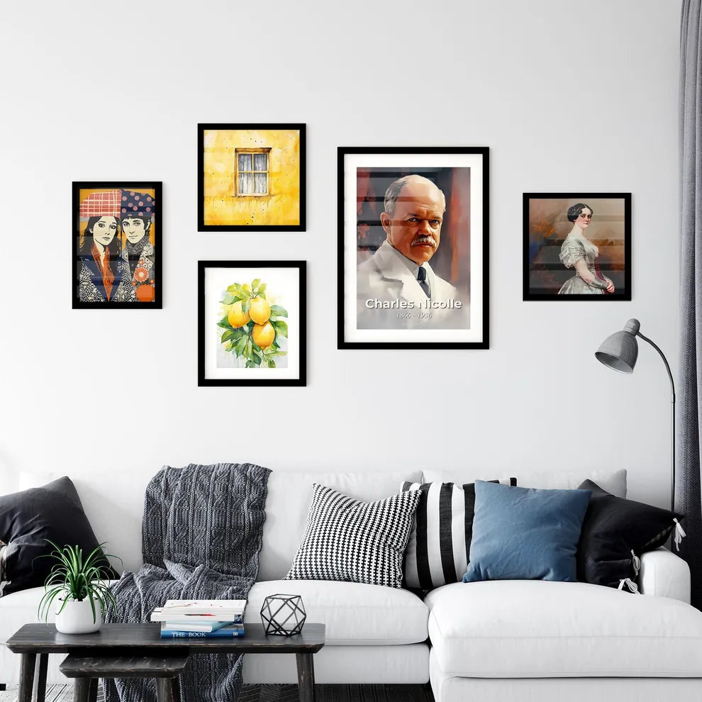 Portrait of Charles Nicolle Wall Art