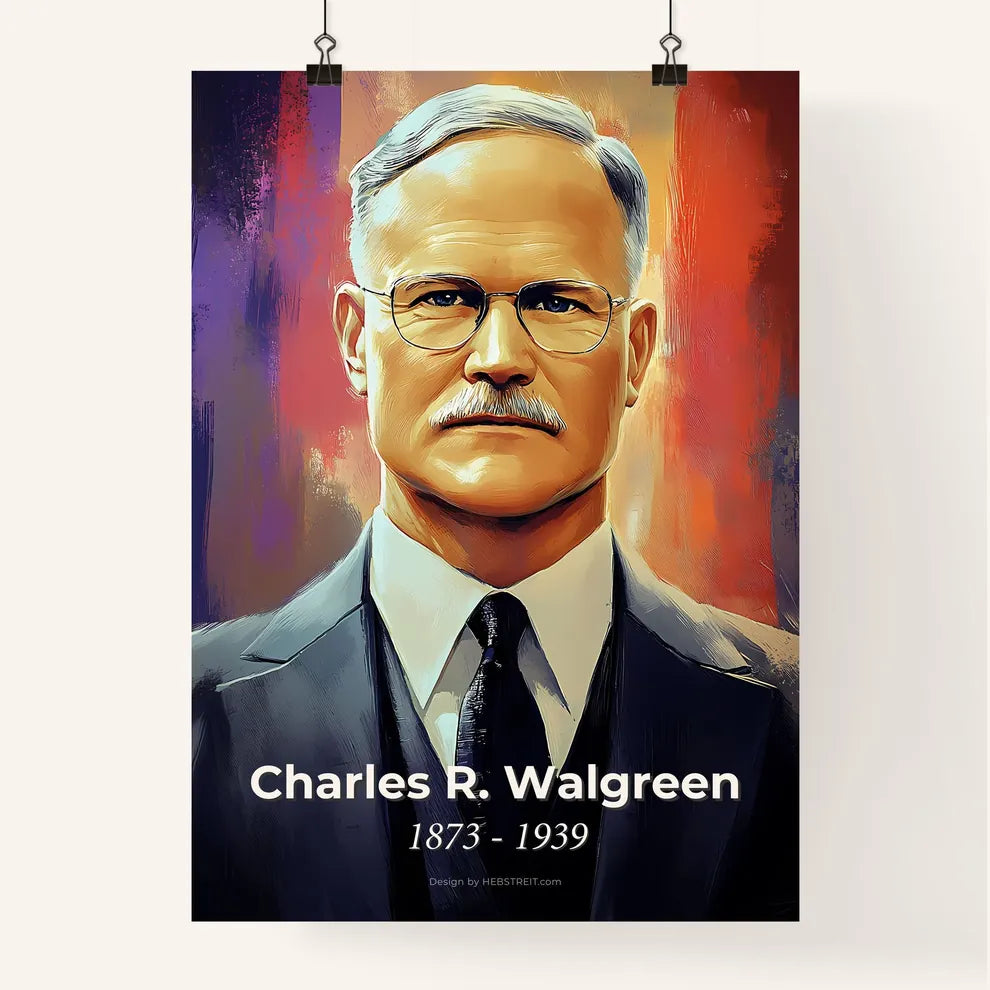 Portrait of Charles R. Walgreen Poster
