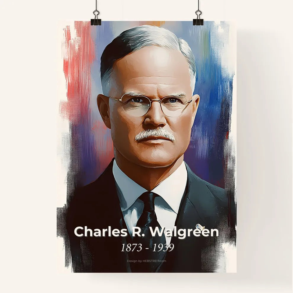 Portrait of Charles R. Walgreen Poster