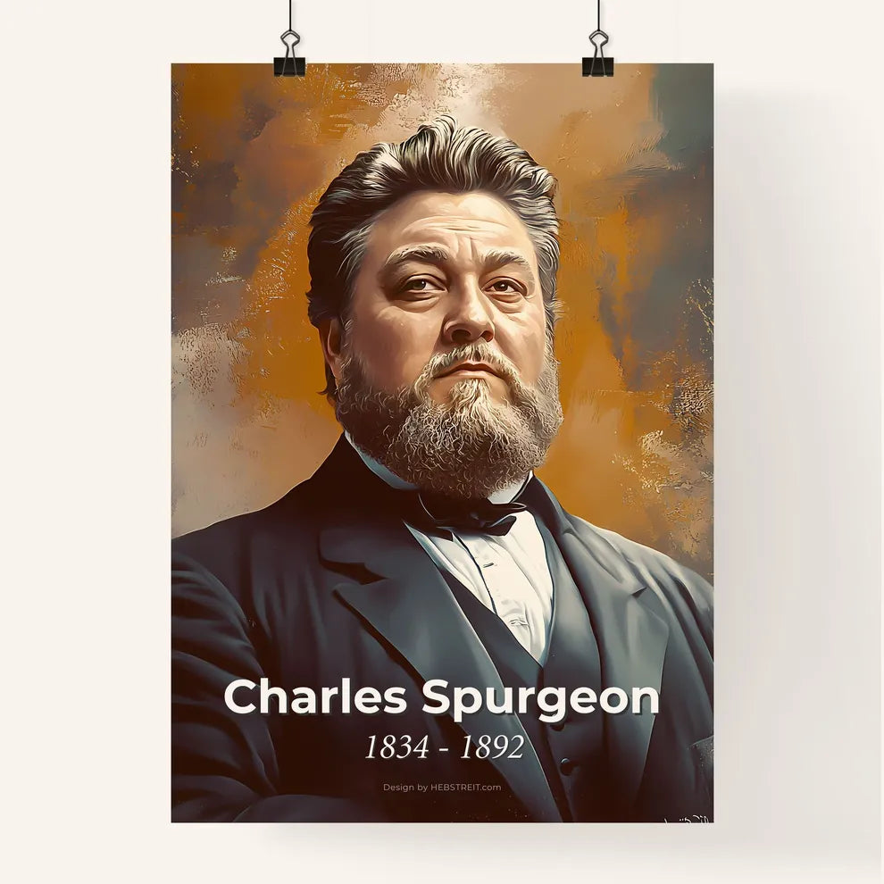 Portrait of Charles Spurgeon Poster