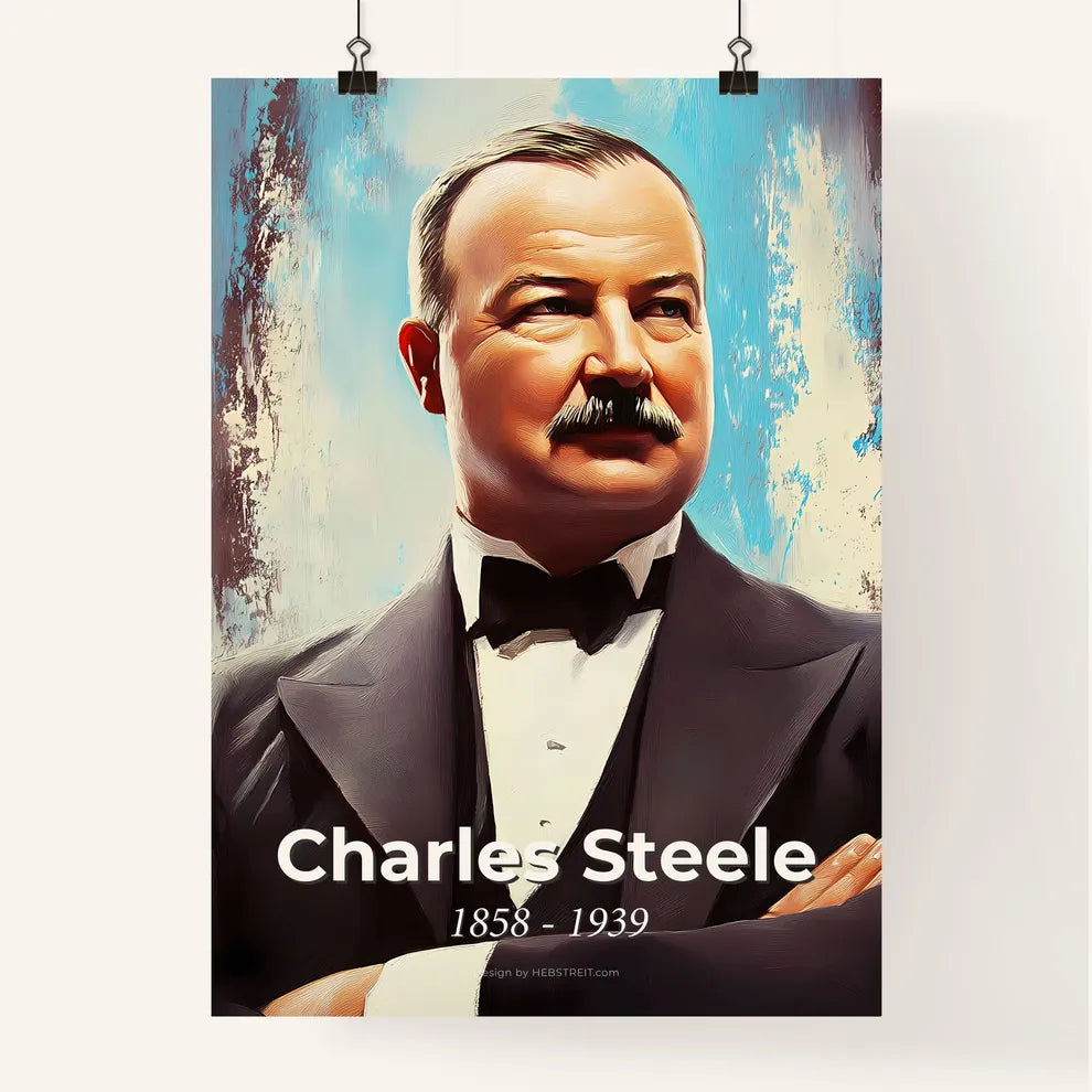 Portrait of Charles Steele Poster