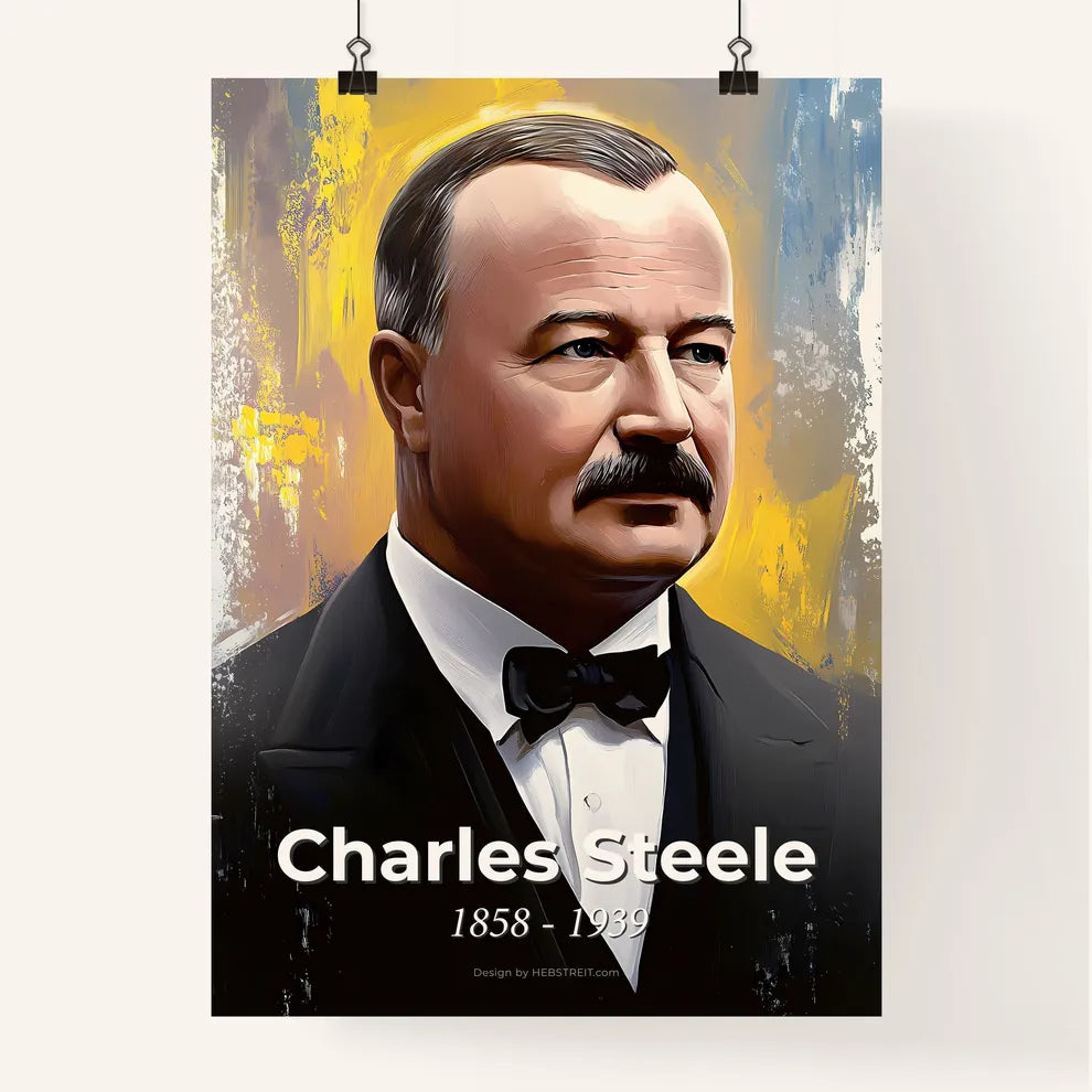 Portrait of Charles Steele Poster