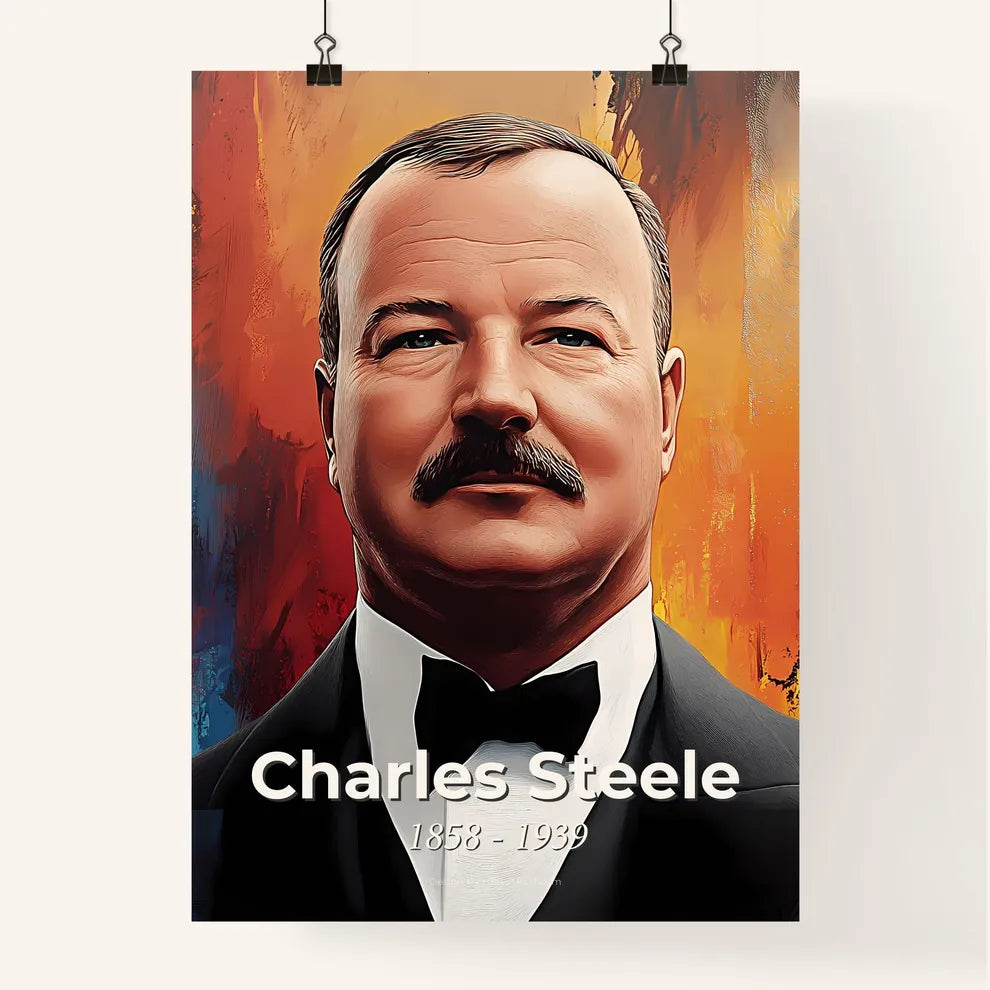 Portrait of Charles Steele Poster