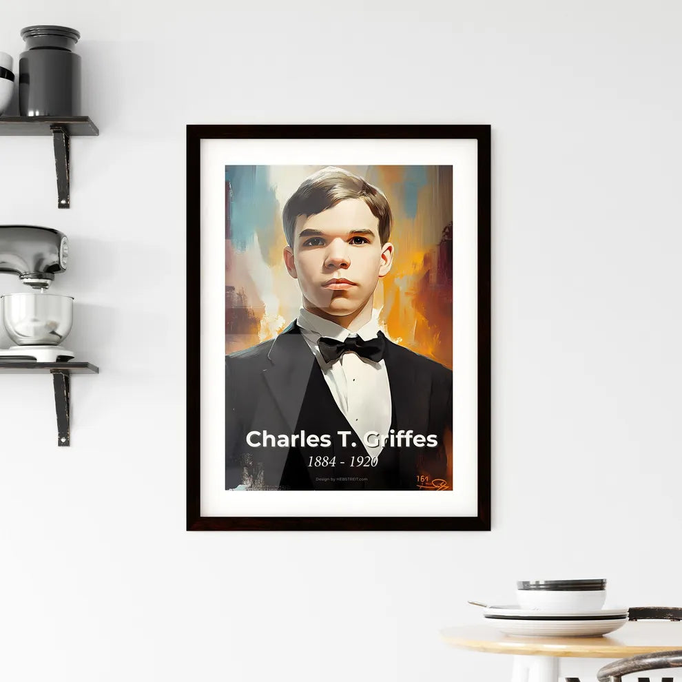 Portrait of Charles T Framed Print