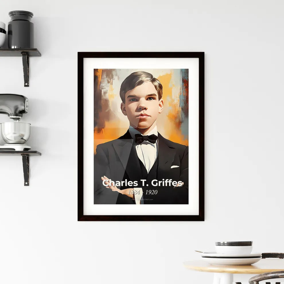 Portrait of Charles T Framed Print