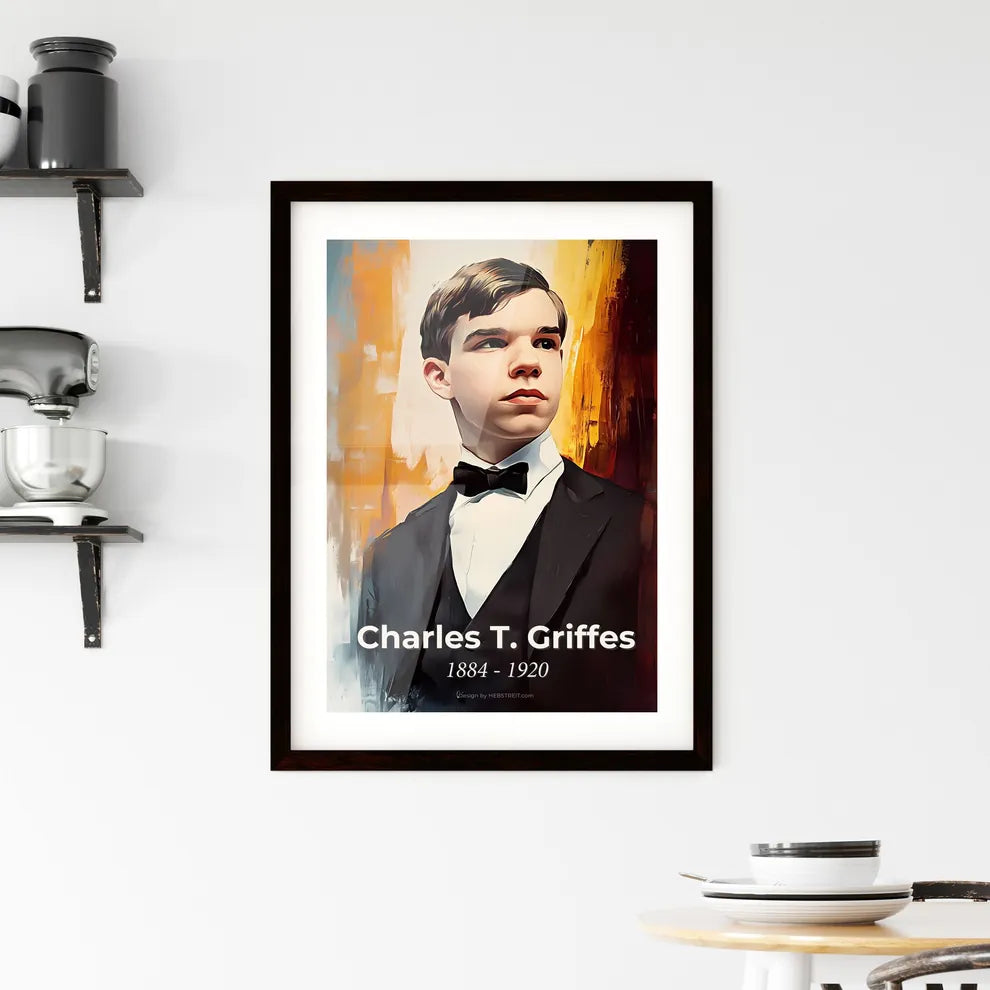 Portrait of Charles T Framed Print