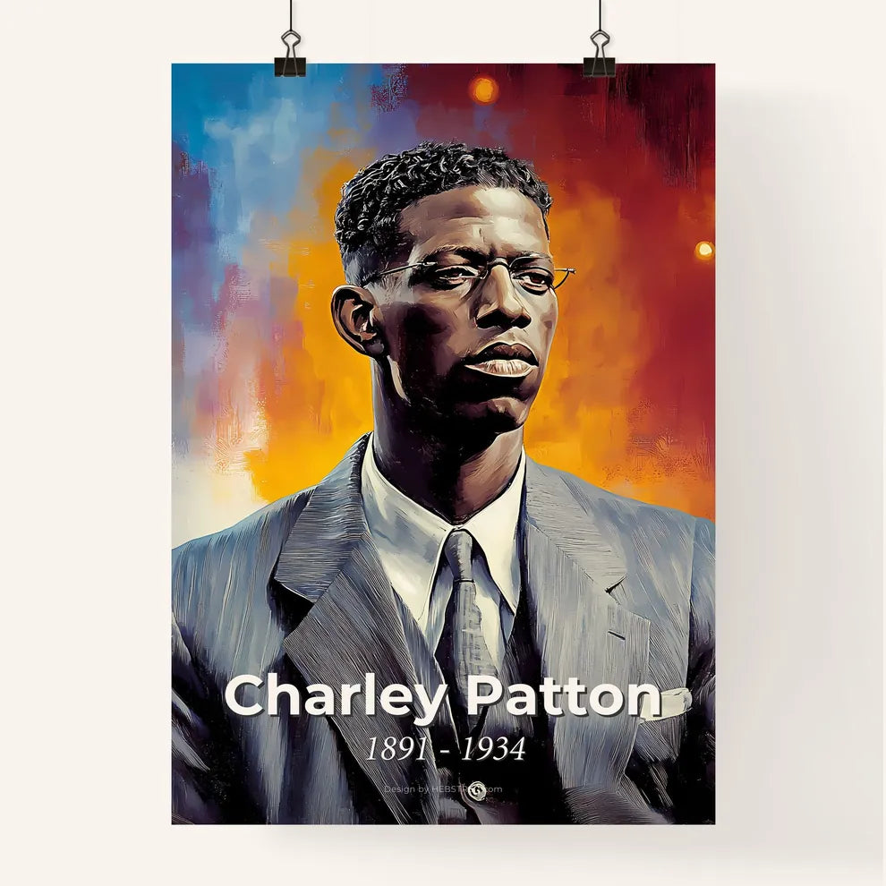 Portrait of Charley Patton Poster
