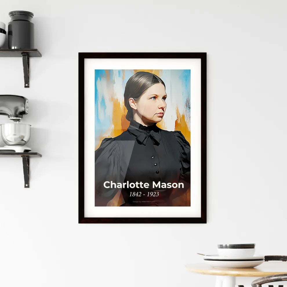 Portrait of Charlotte Mason Framed Print