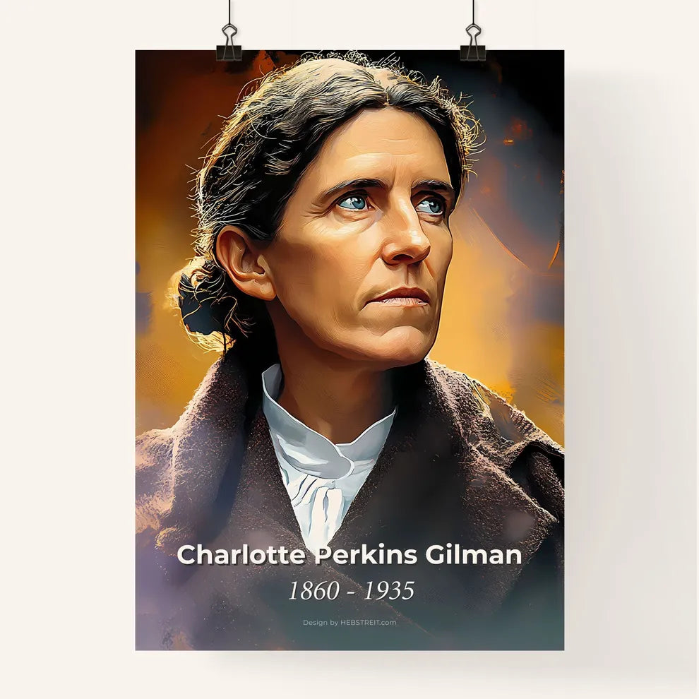 Portrait of Charlotte Perkins Gilman Poster