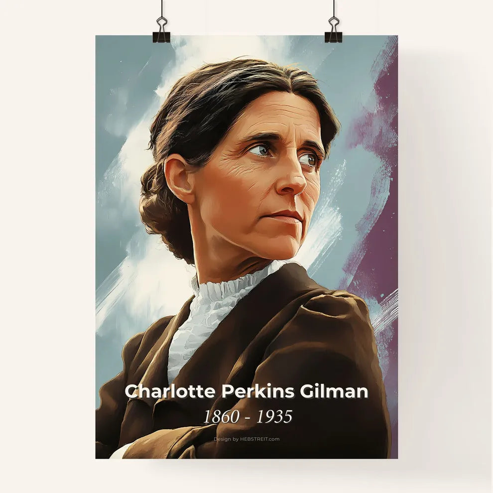 Portrait of Charlotte Perkins Gilman Poster