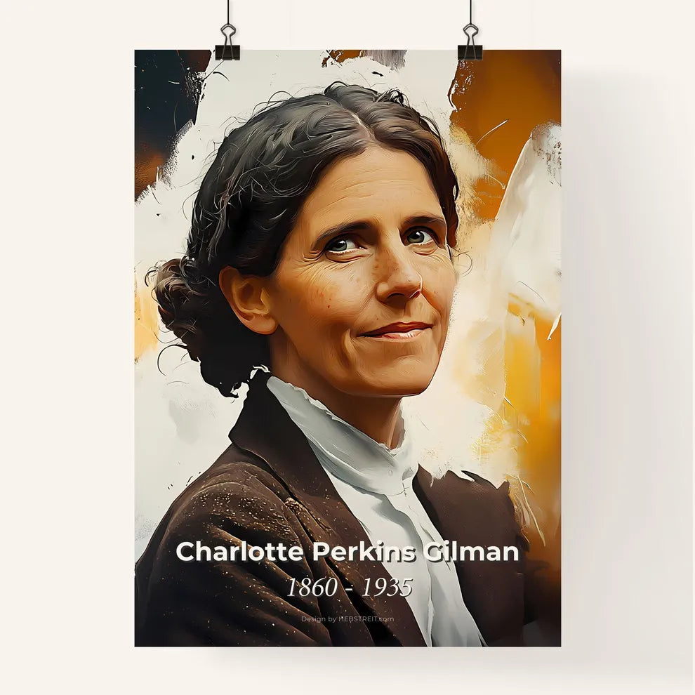 Portrait of Charlotte Perkins Gilman Poster