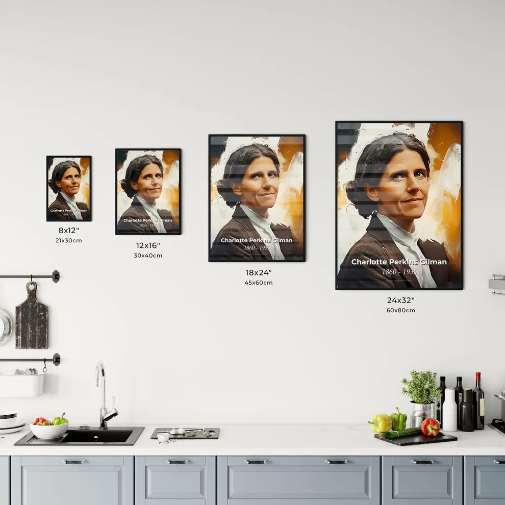 Portrait of Charlotte Perkins Gilman - Kitchen Hangings
