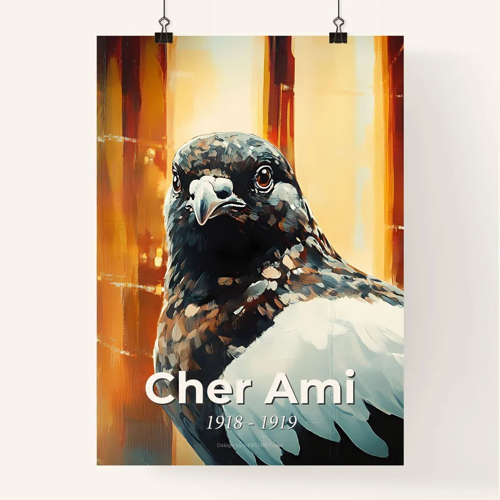 Portrait of Cher Ami Poster