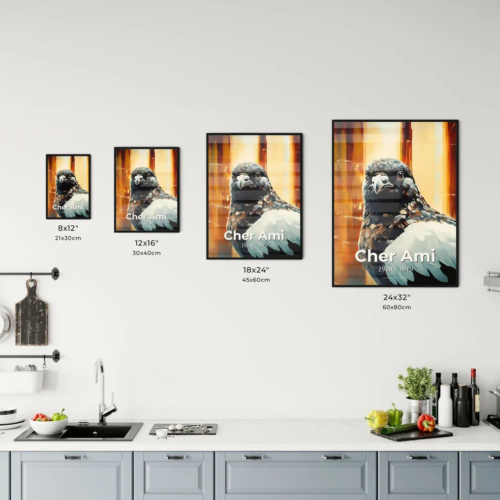 Portrait of Cher Ami Size Chart