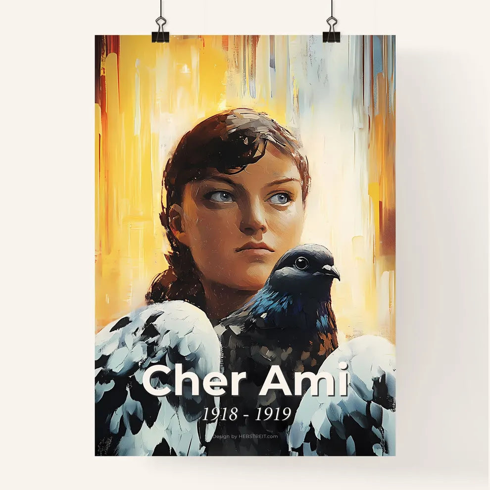 Portrait of Cher Ami Poster