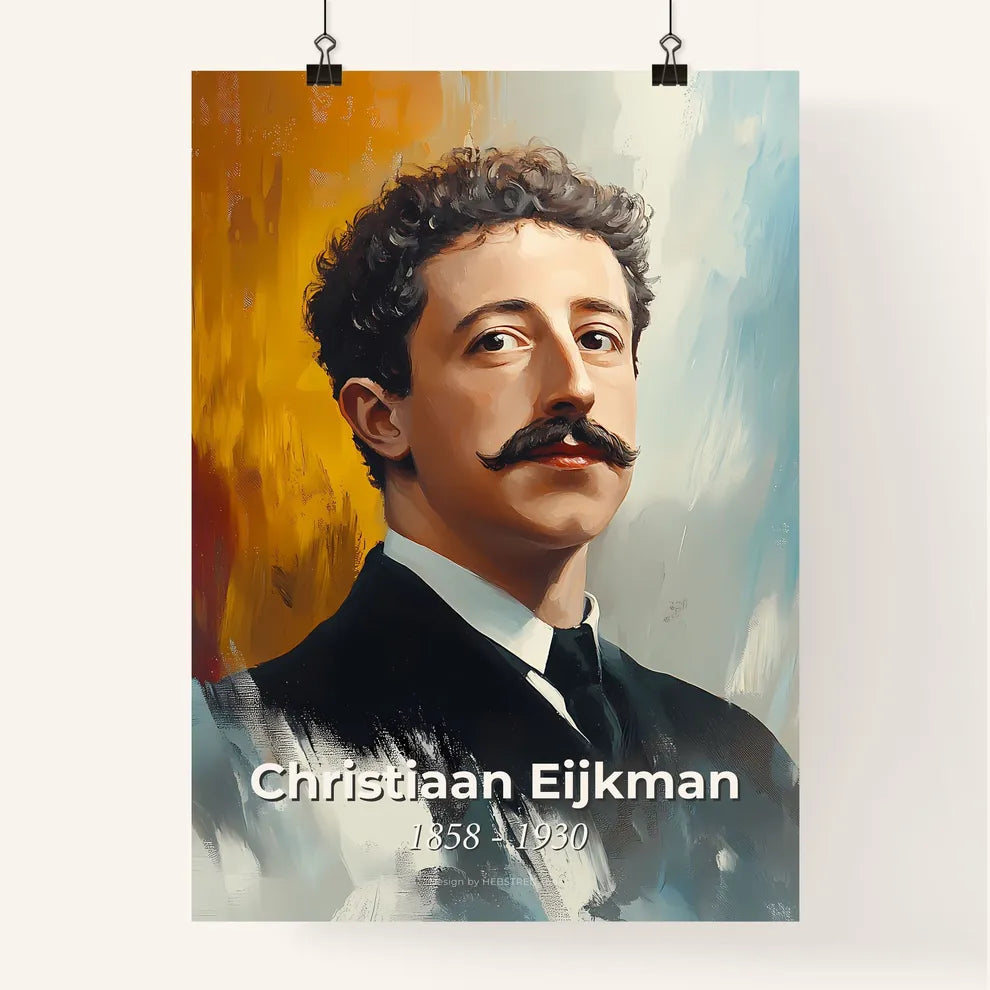 Portrait of Christiaan Eijkman Poster
