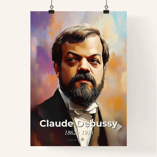 Portrait of Claude Debussy Poster