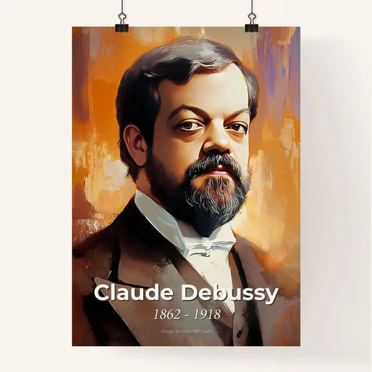 Portrait of Claude Debussy Poster