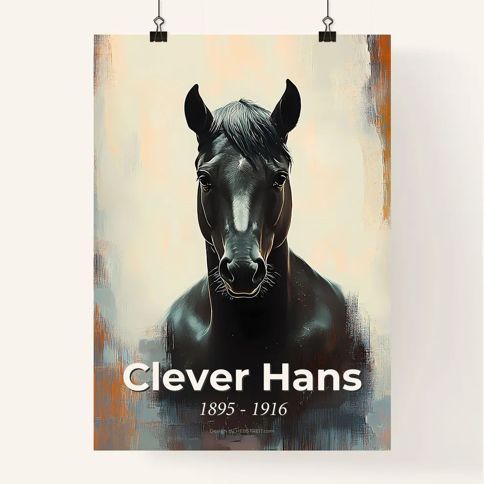 Portrait of Clever Hans Poster