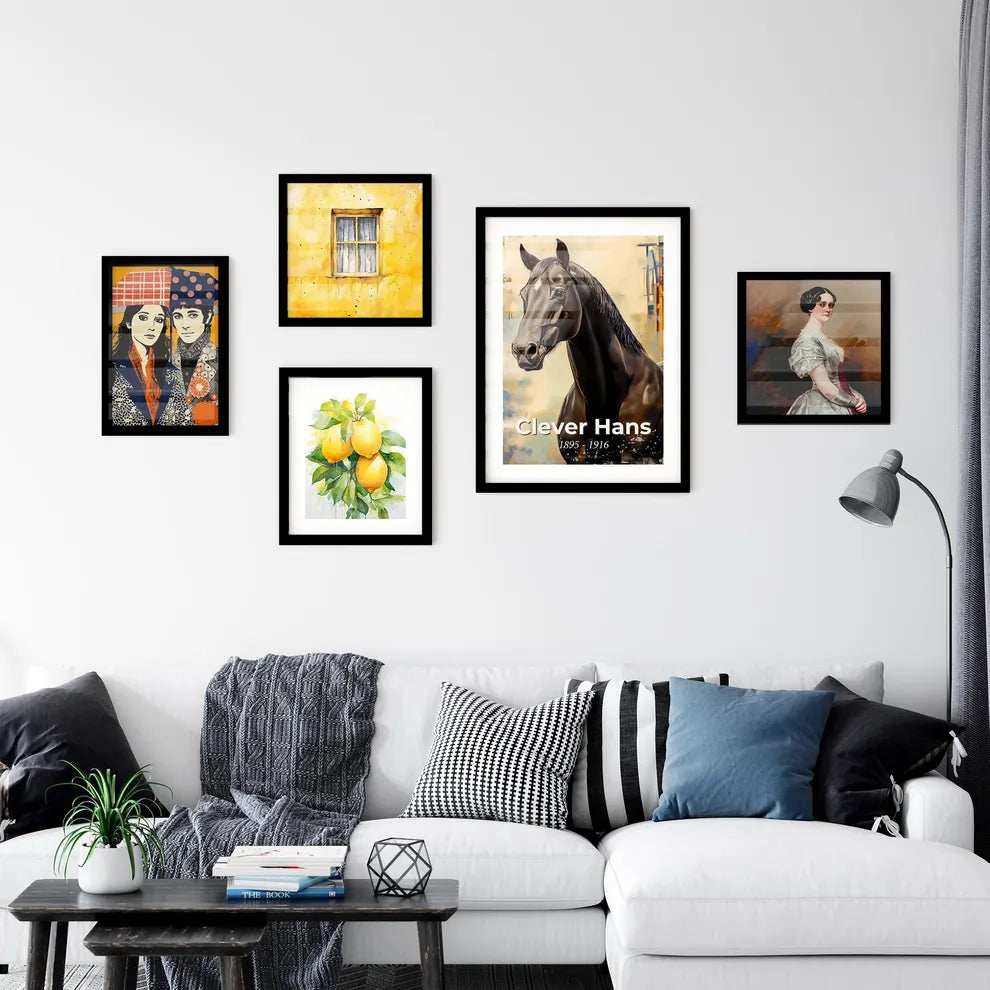 Portrait of Clever Hans Art Print