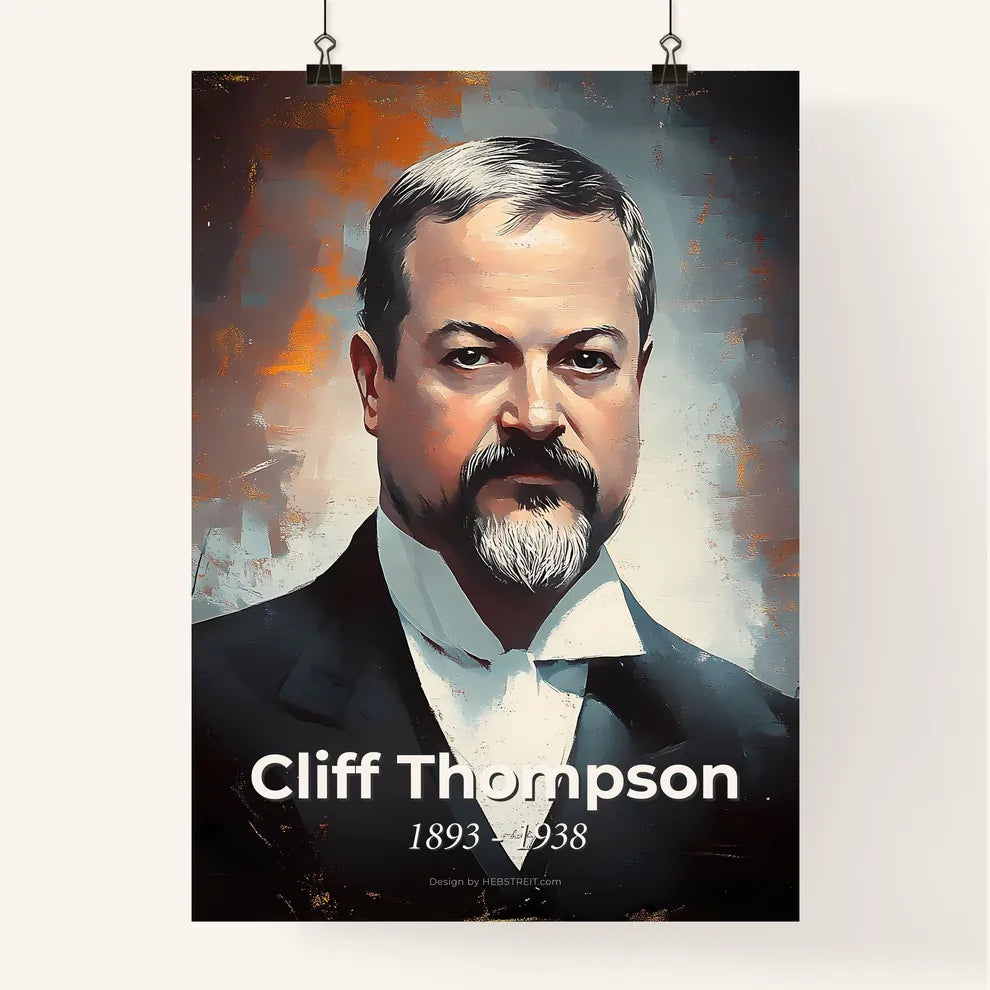 Portrait of Cliff Thompson Poster