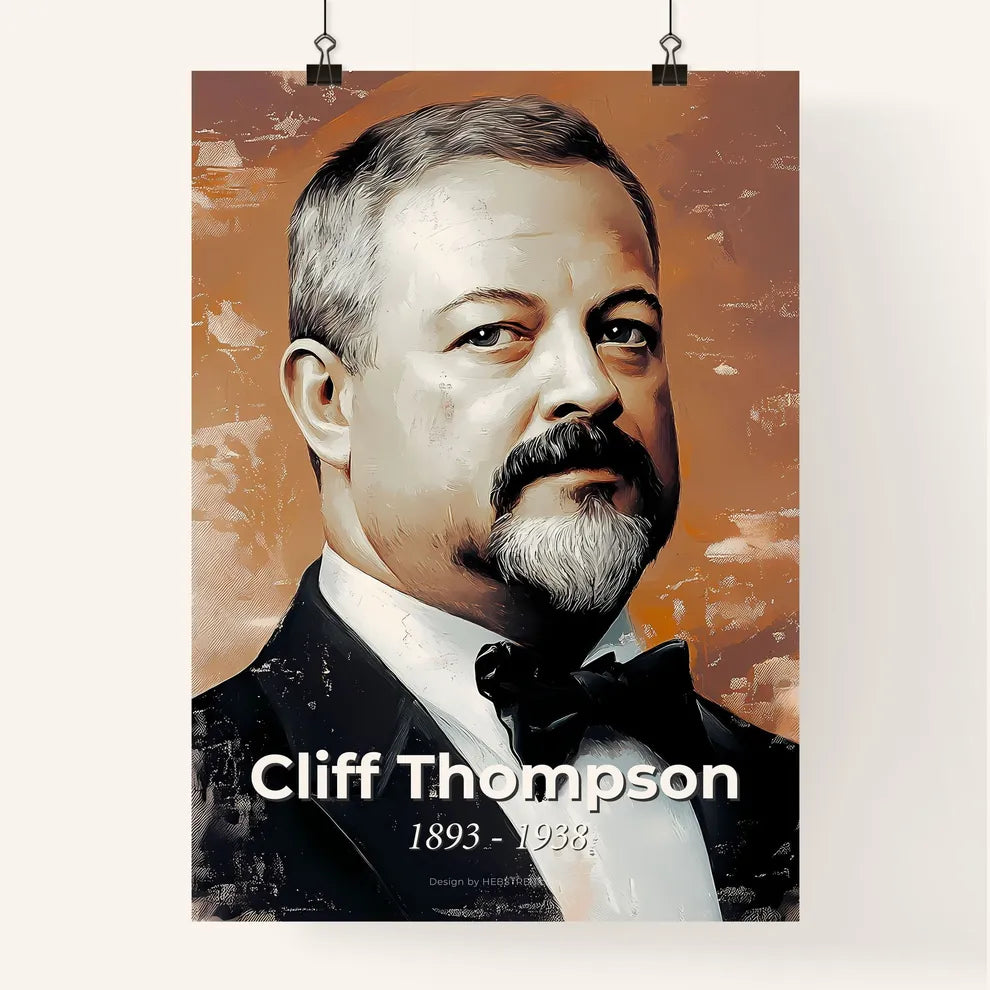 Portrait of Cliff Thompson Poster
