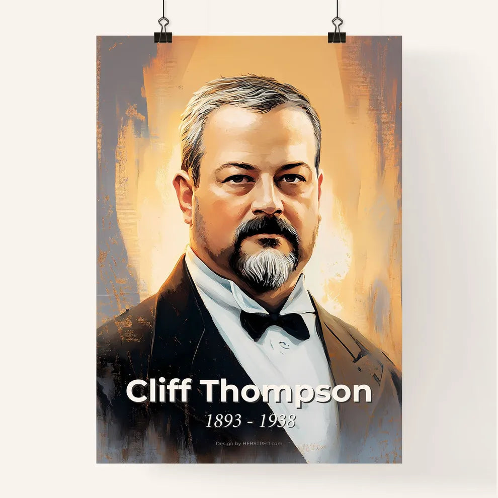 Portrait of Cliff Thompson Poster