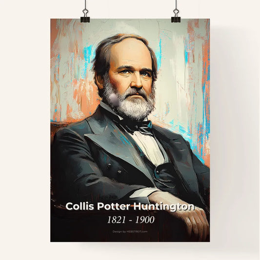 Portrait of Collis Potter Huntington Poster