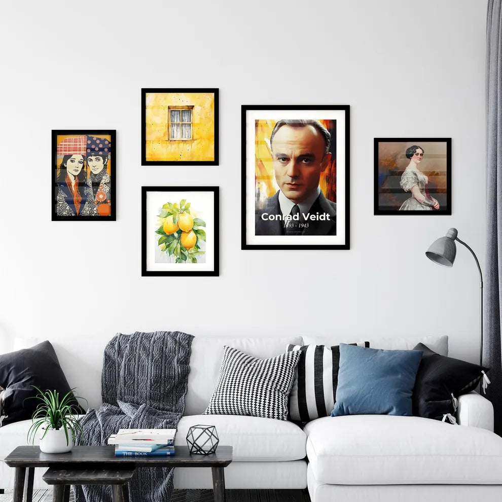 Portrait of Conrad Veidt Wall Art