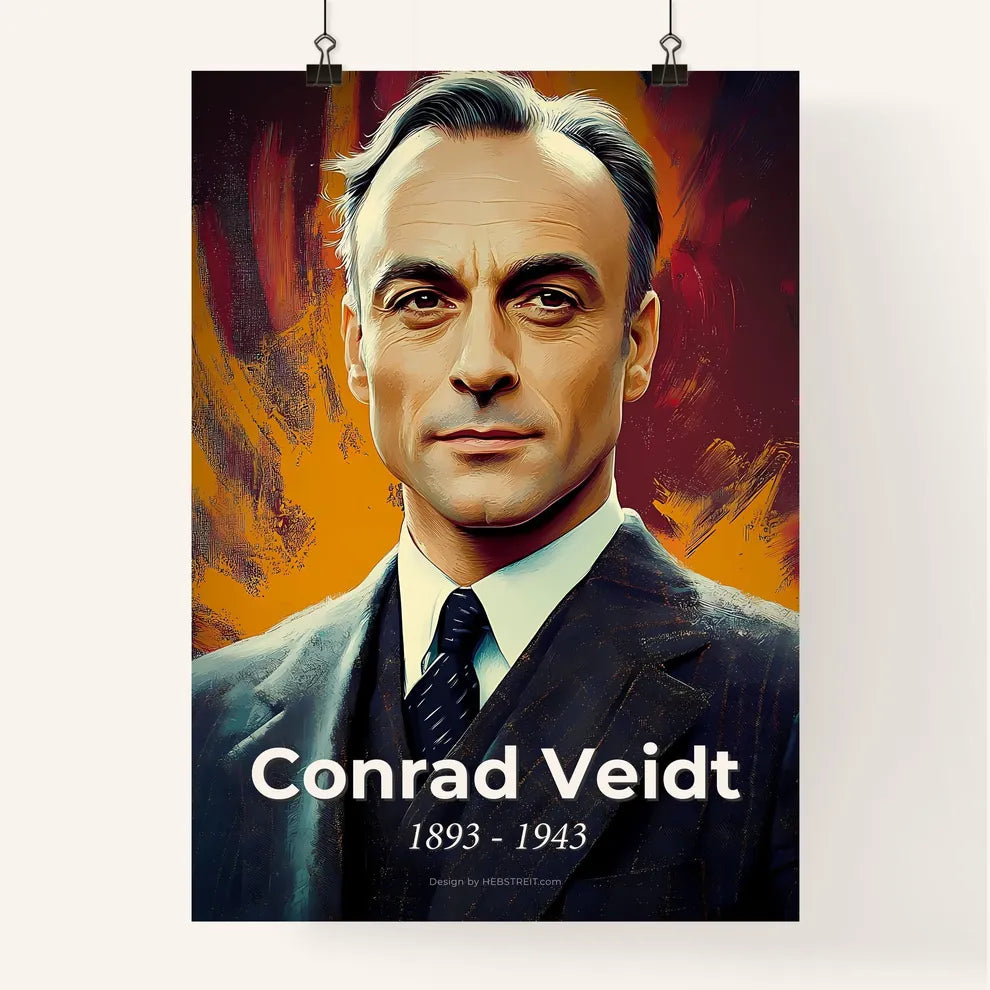 Portrait of Conrad Veidt Poster