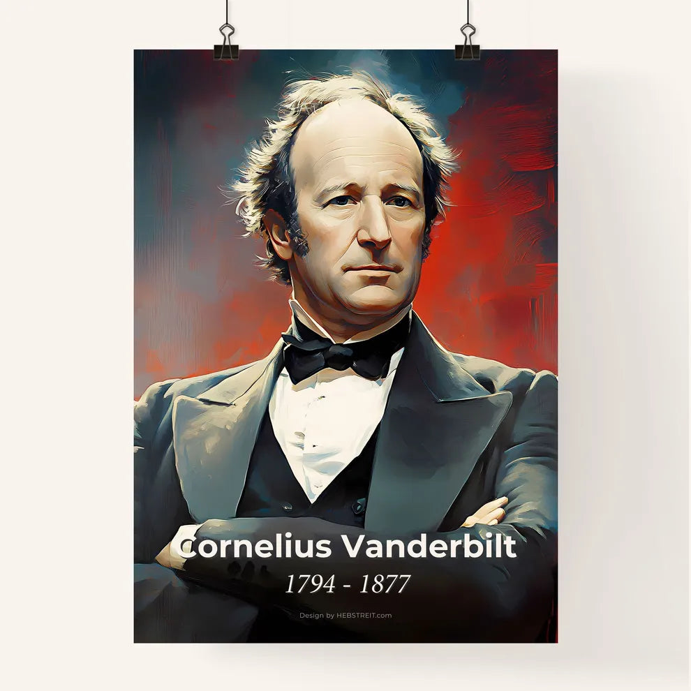 Portrait of Cornelius Vanderbilt Poster