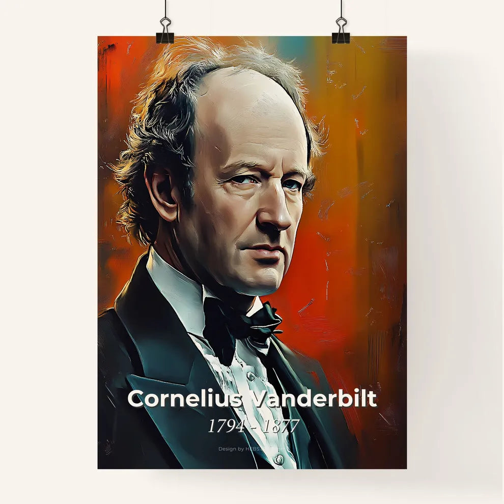 Portrait of Cornelius Vanderbilt Poster
