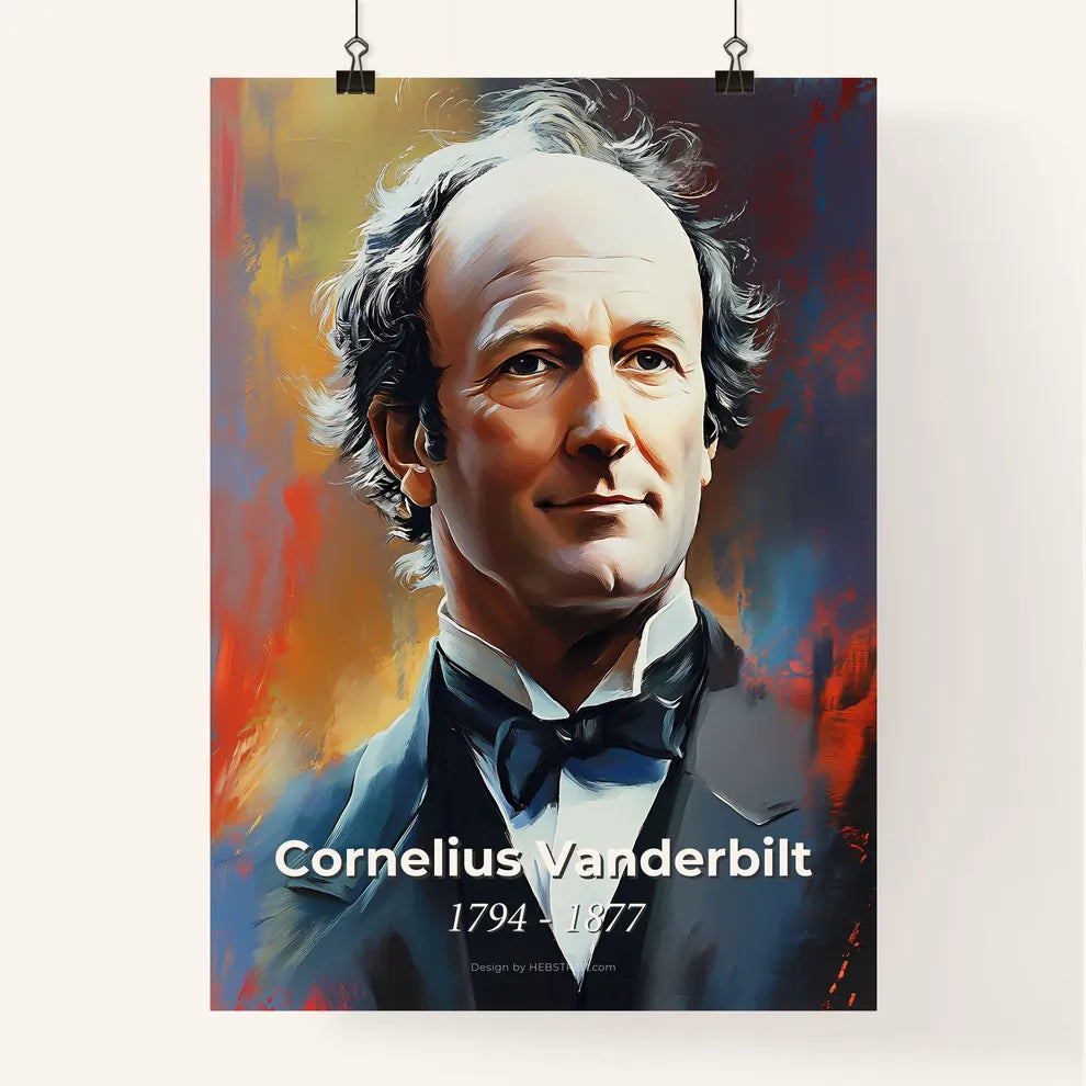 Portrait of Cornelius Vanderbilt Poster