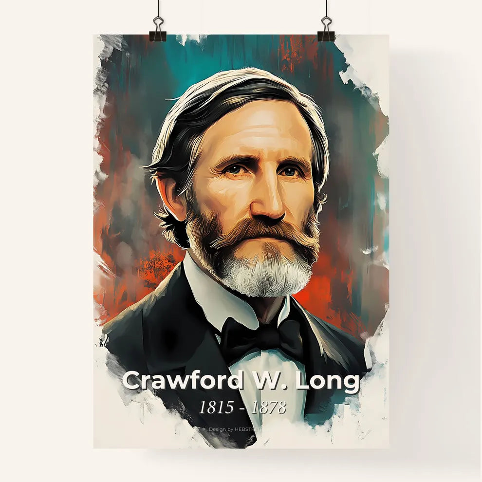 Portrait of Crawford W. Long Poster