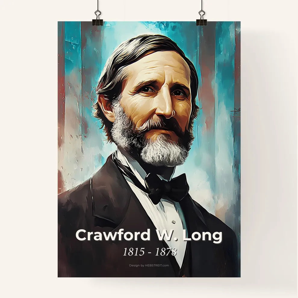 Portrait of Crawford W. Long Poster