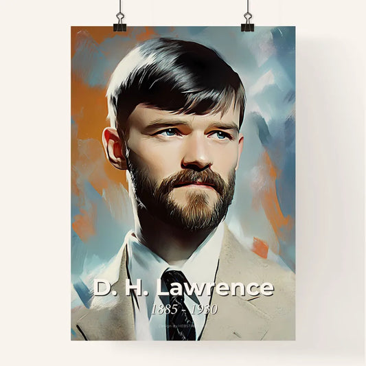 Portrait of D. H. Lawrence Poster