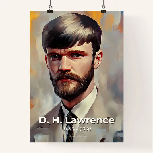 Portrait of D. H. Lawrence Poster