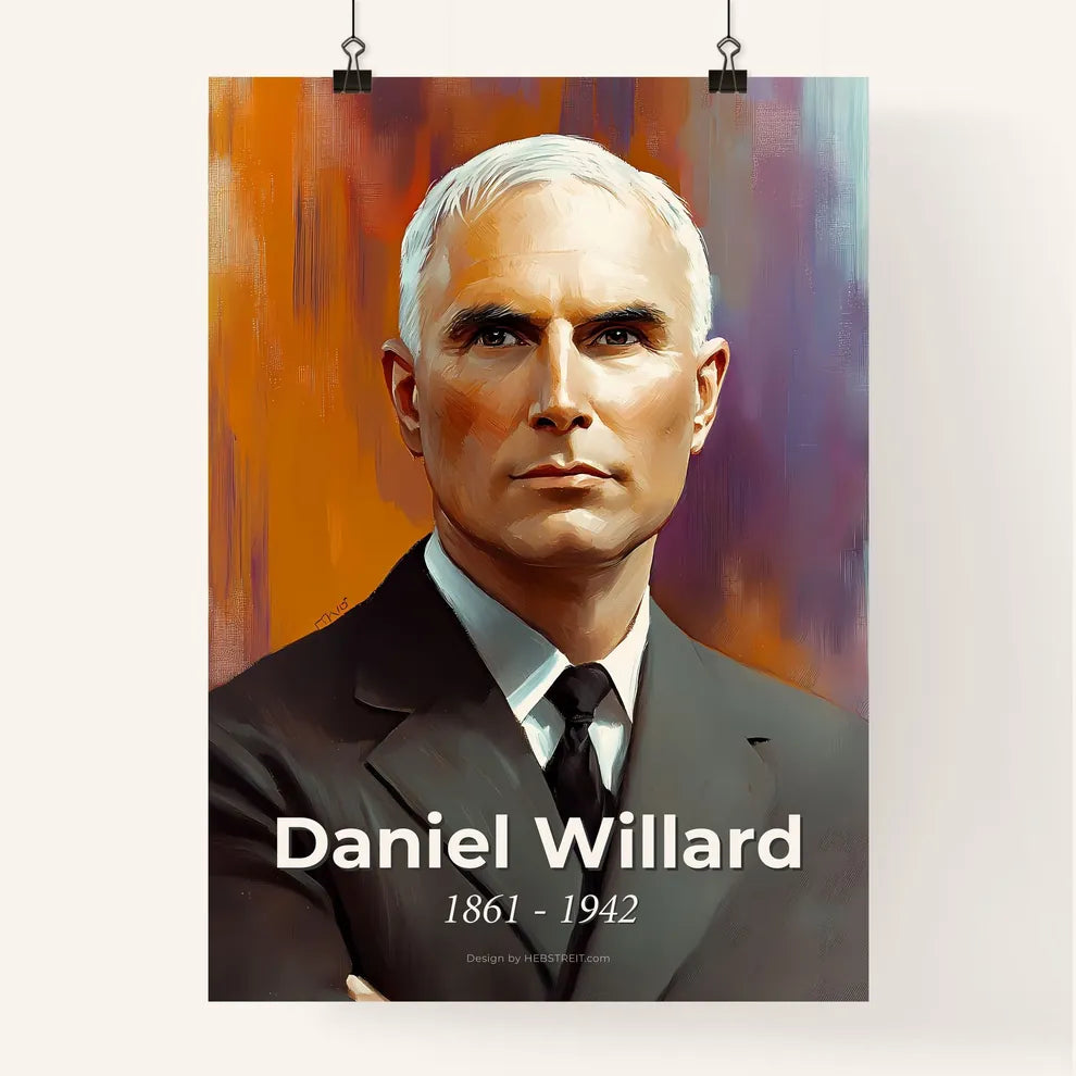 Portrait of Daniel Willard Poster